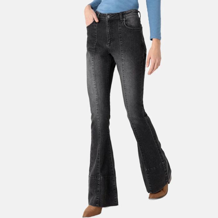 pantalones-campana-lois-jeans-flare-con-nervura