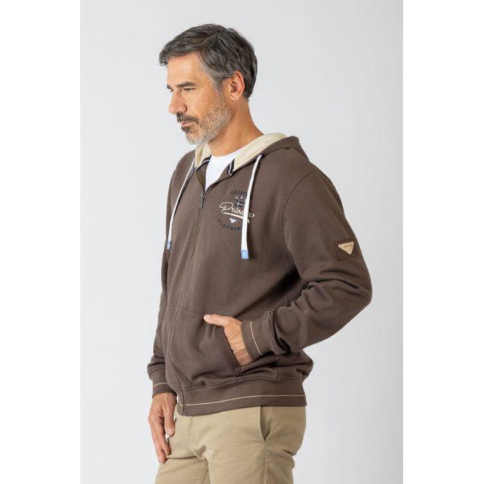SUDADERA ABIERTA " PRIVATA "