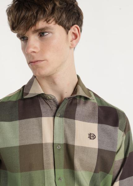 CAMISA CUADROS FRANELA