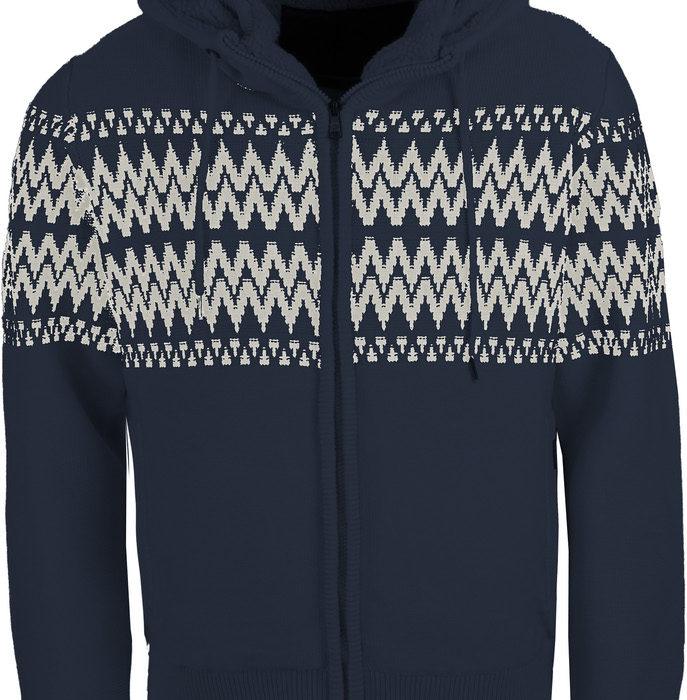 CHAQUETA DE PUNTO CON BORREGUITO