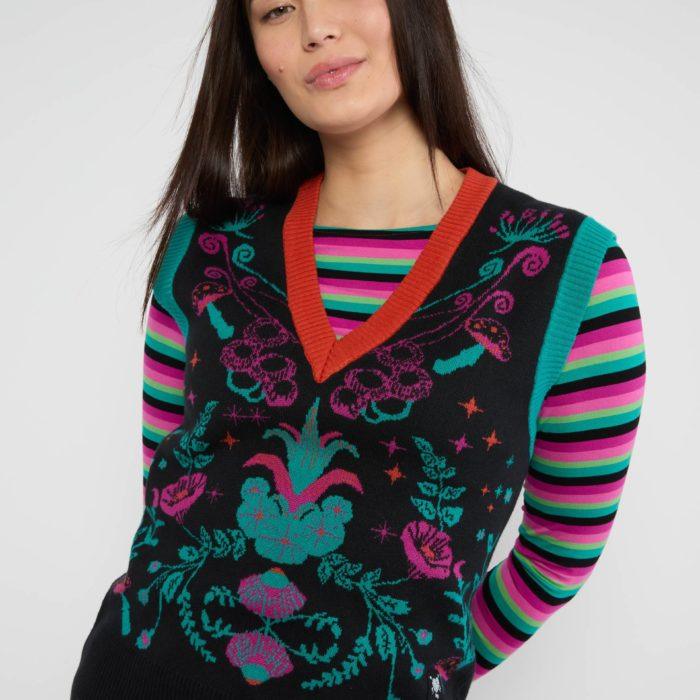 CHALECO JACQUARD " BLUTSGESCHWISTER "