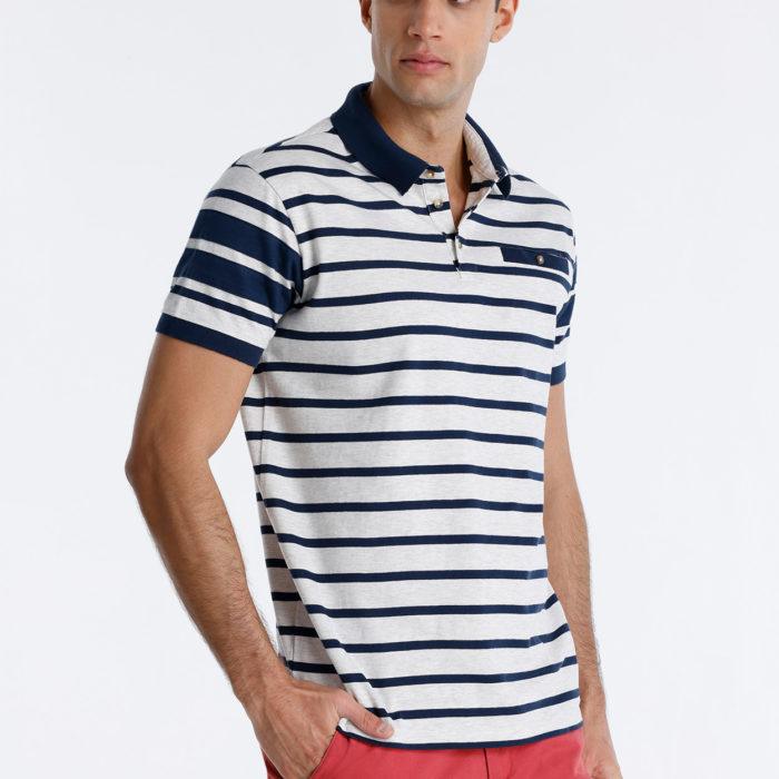 POLO RAYAS CON BOLSILLO " BENDORFF "